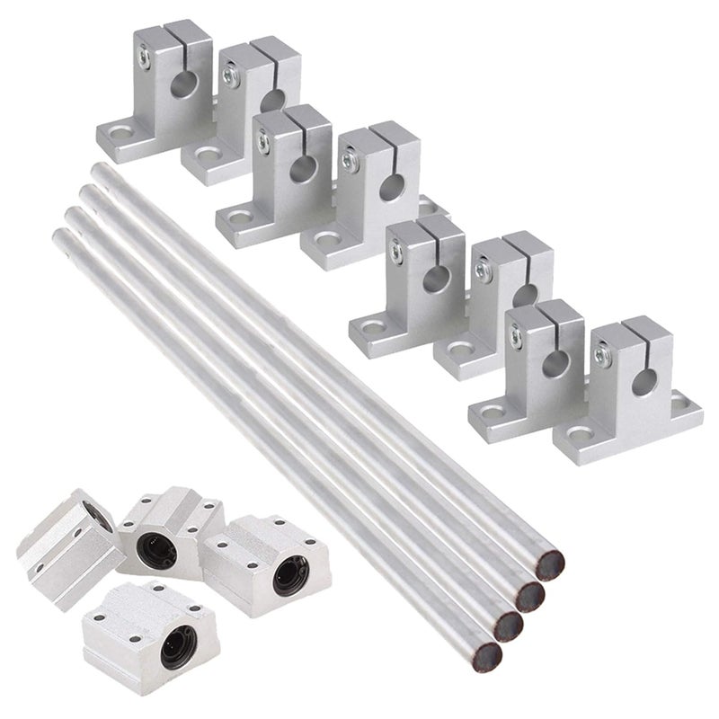 CNBTR Set of 10 Sliding Ball Bearings, Horizontal Linear Bushing and Axis, Optical Axis, Support Bar, from - Image 2